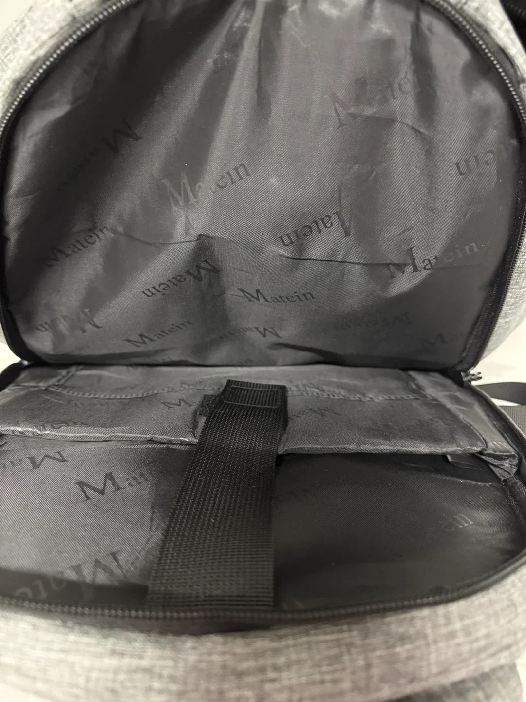 Matein Grey Backpack image indicator(5)
