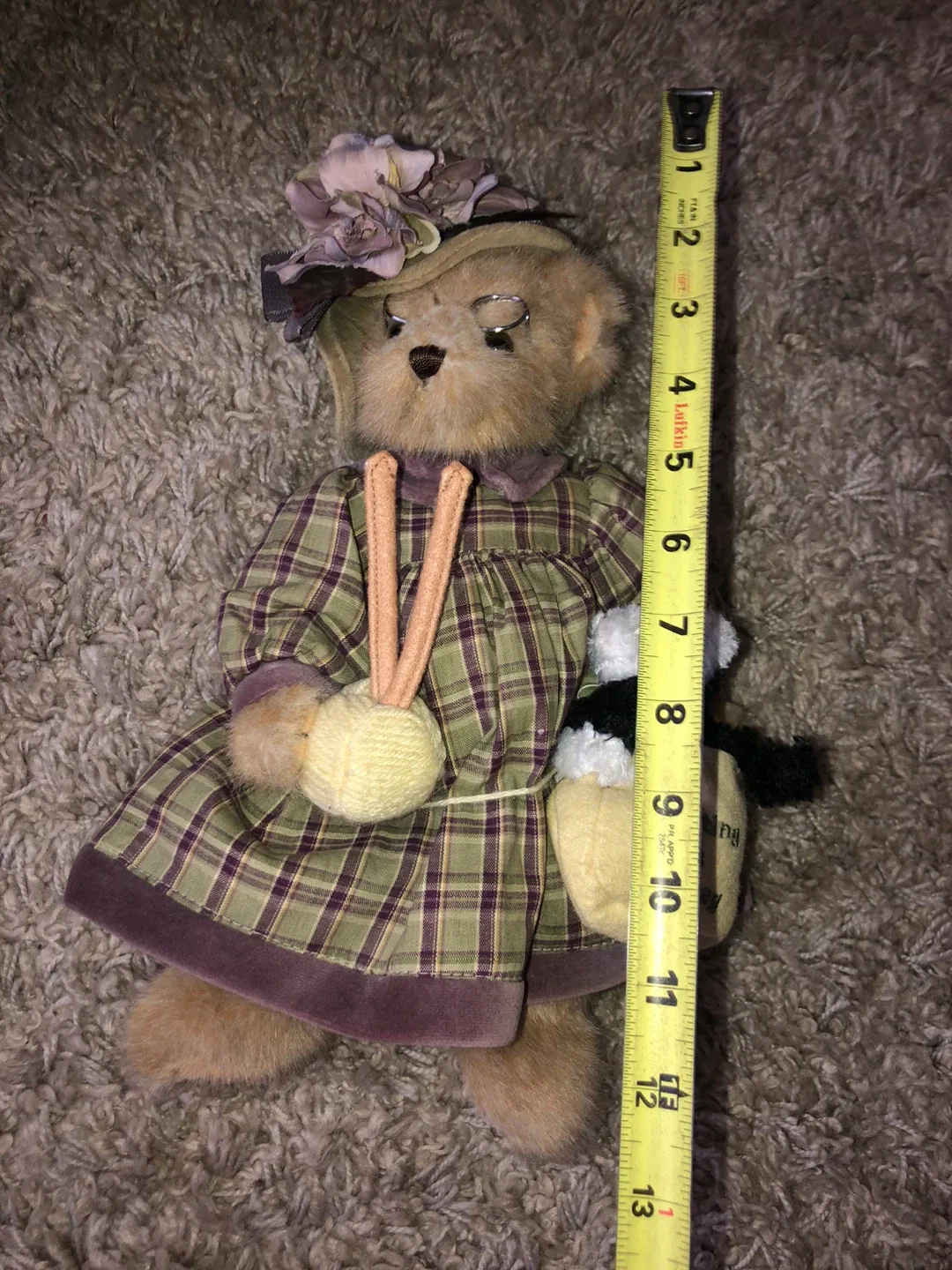 Bearington Bear MRS KNITTER PEARL CAT Limited Edition image indicator(4)