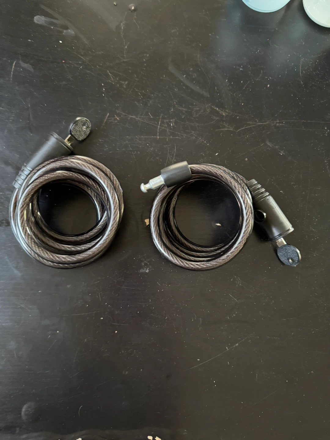 Two Cable Bike Locks with Keys - photo 2