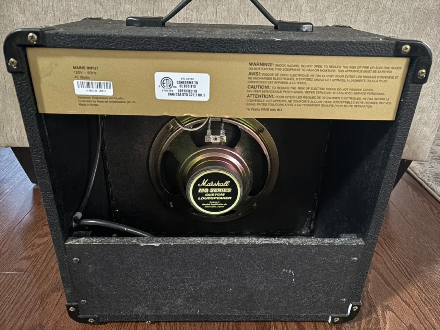 Marshall G15R CD Guitar Amplifier image indicator(5)