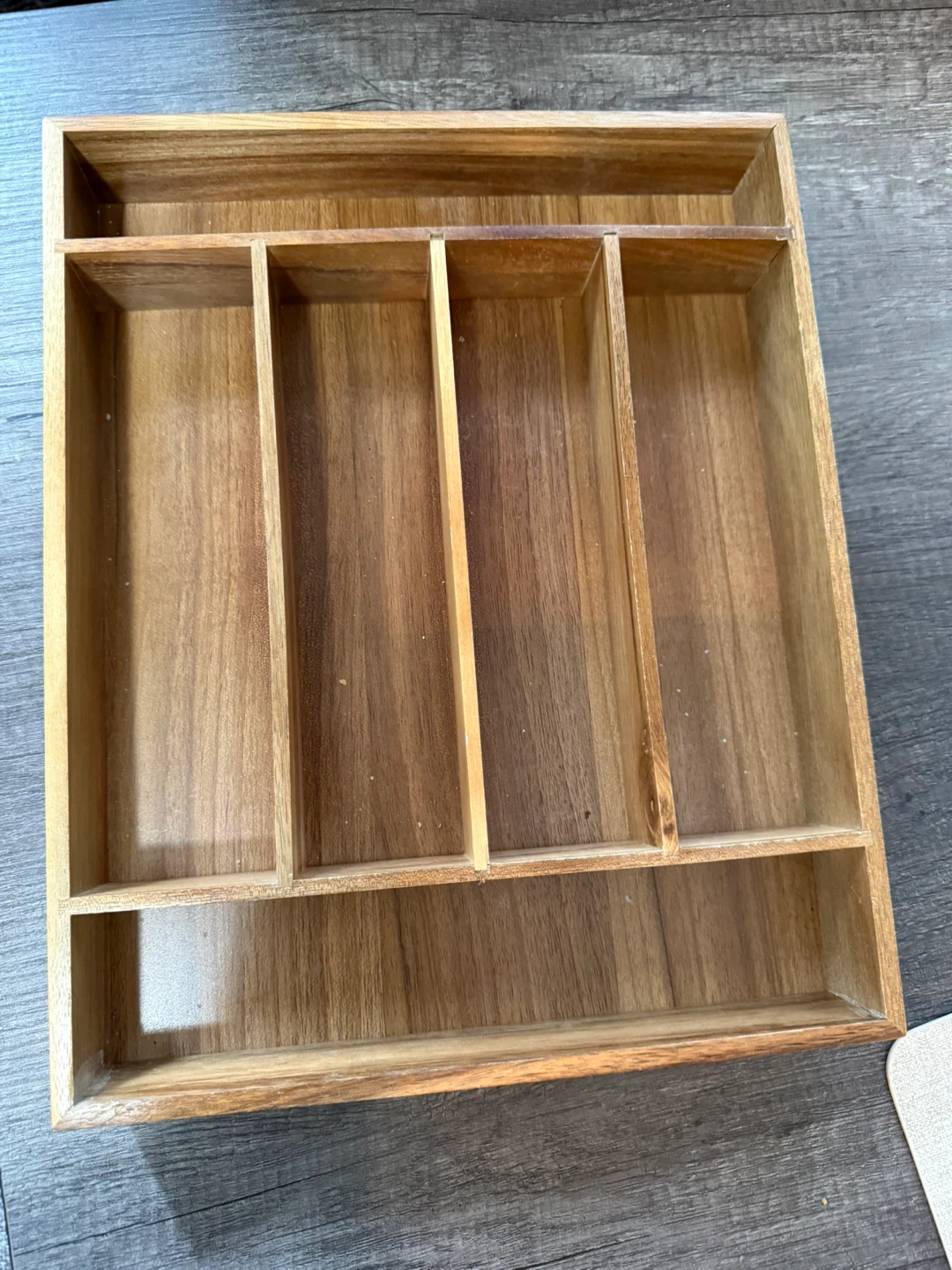 Wooden Cutlery Drawer Organizer - photo 3