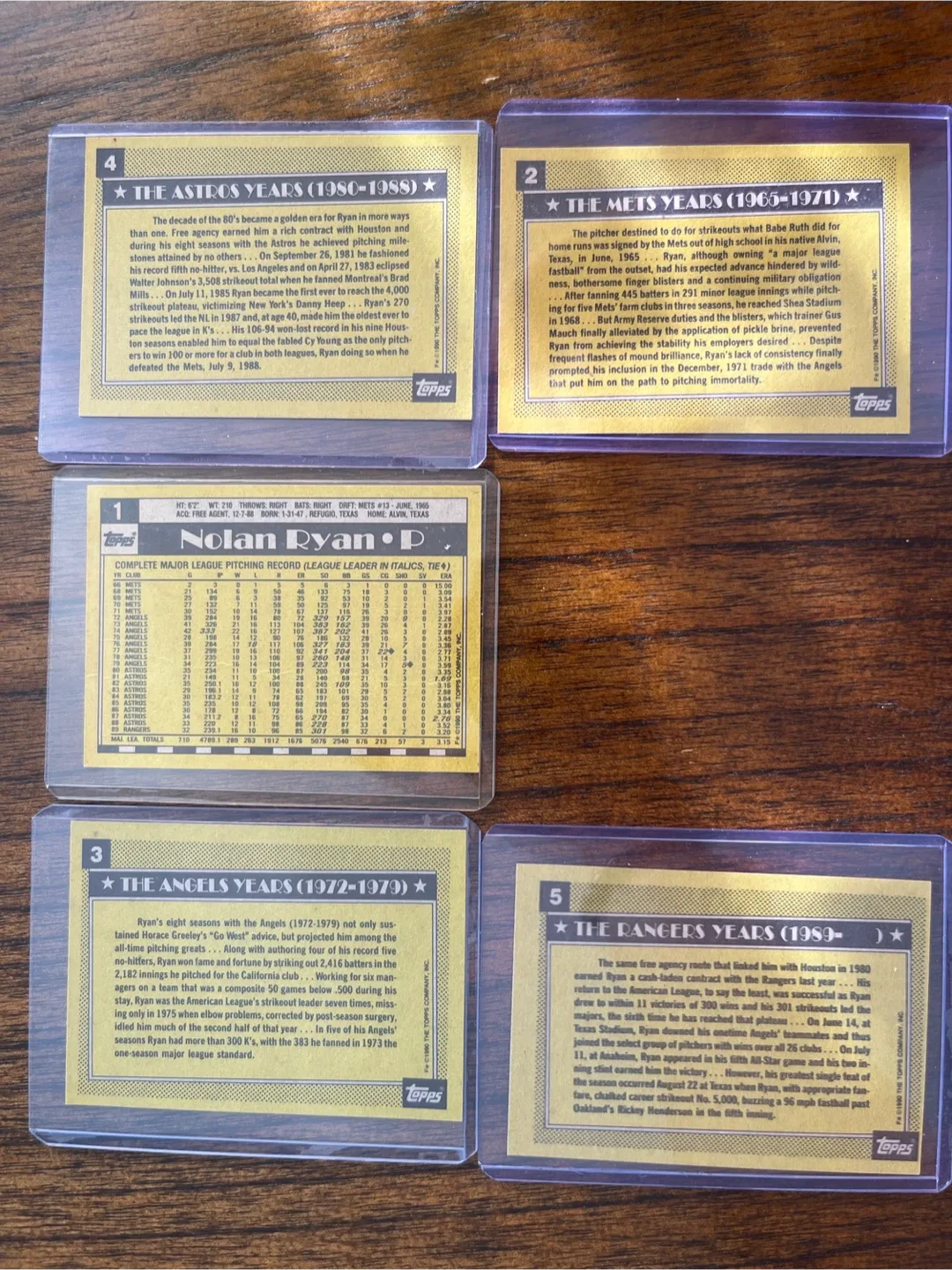 Nolan Ryan Baseball Cards - Topps 5000 Strikeouts image indicator(7)