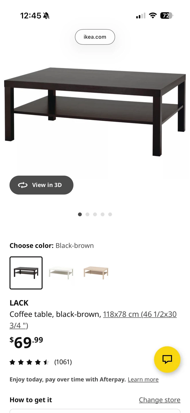 IKEA Lack Coffee Table - Black-Brown - photo 3