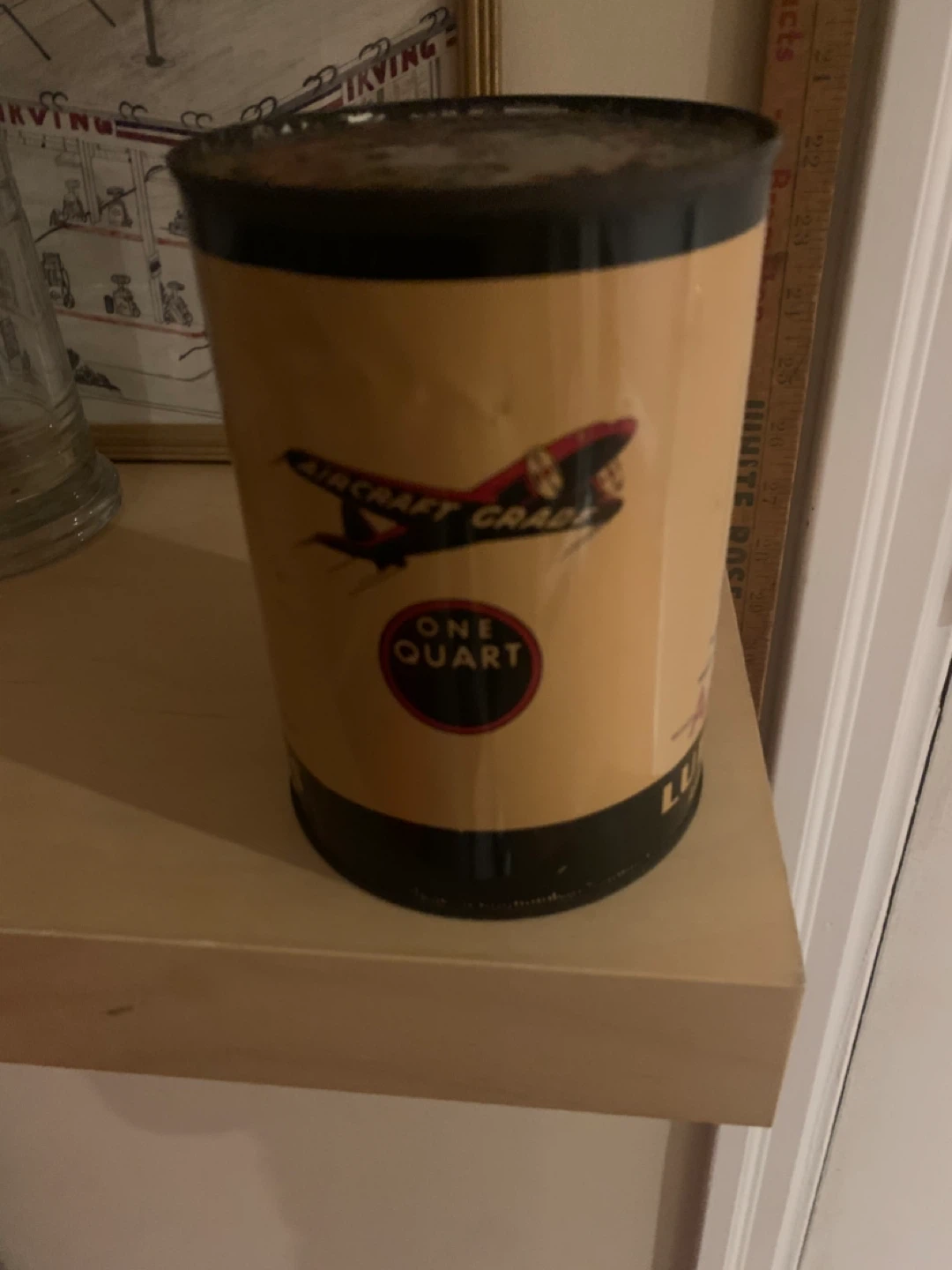 Vintage Archer Lubricants One U.S. Quart Oil Can - photo 3