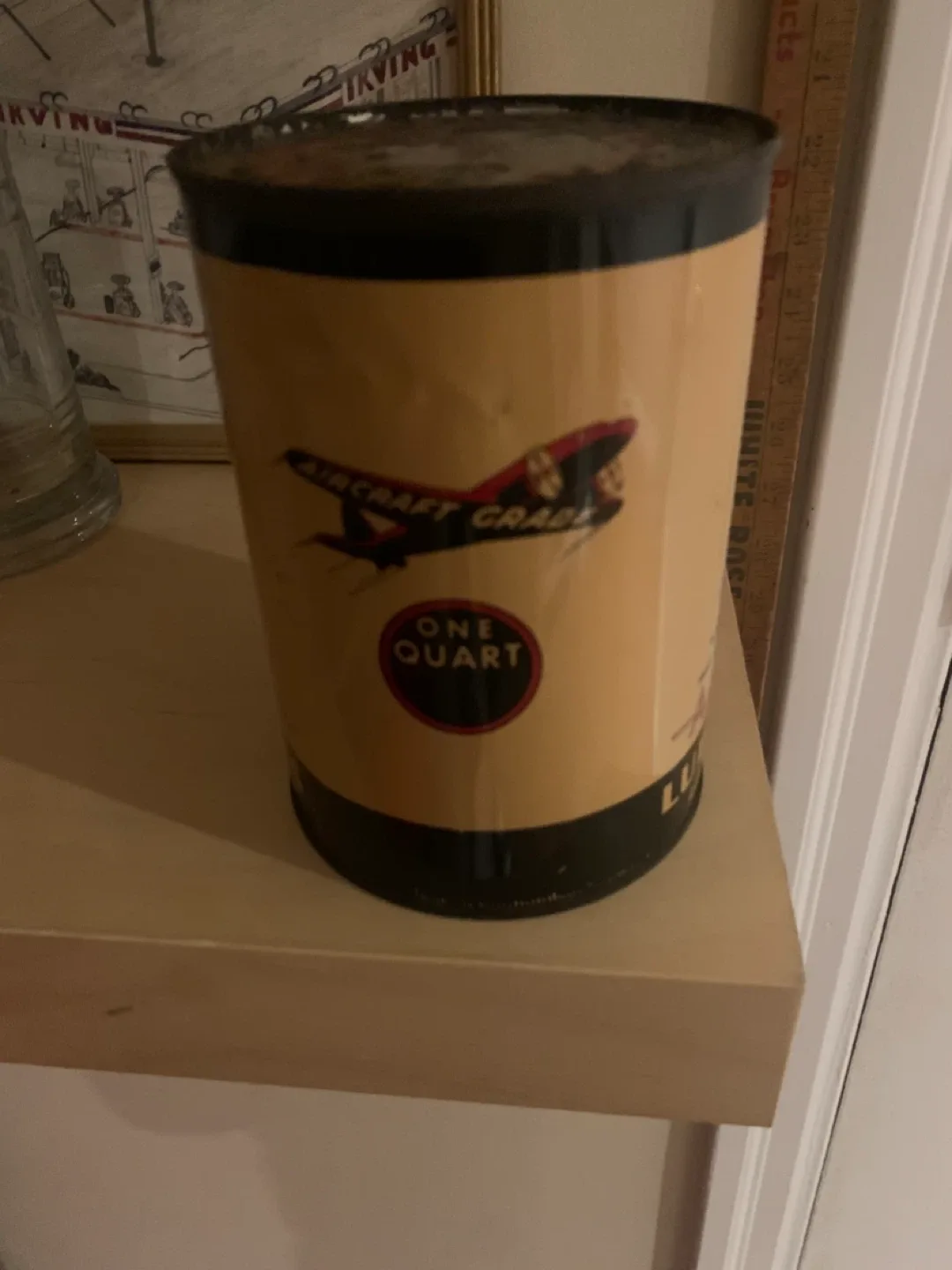 Vintage Archer Lubricants One U.S. Quart Oil Can image indicator(3)