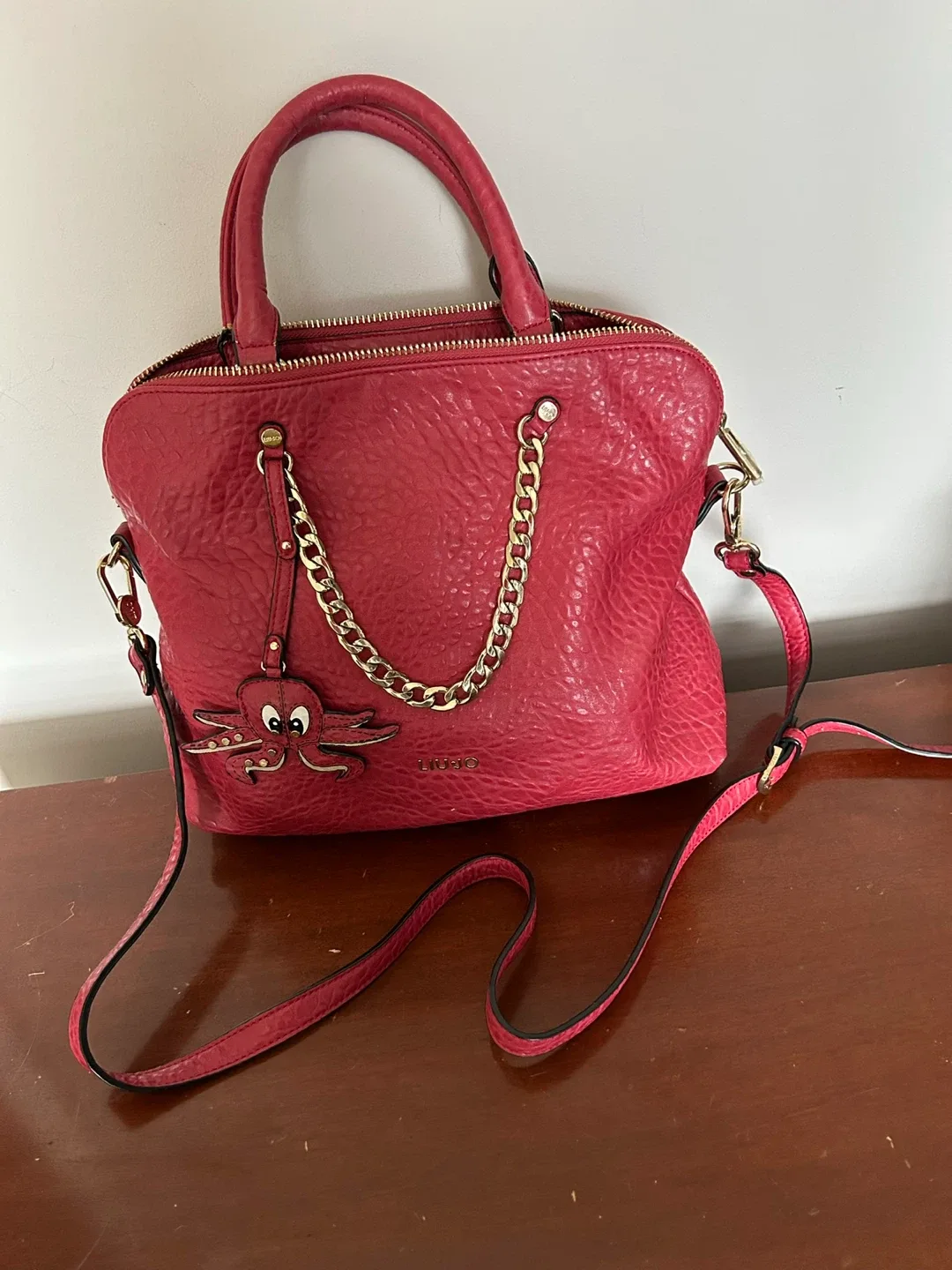 LIU JO Red Leather Handbag image indicator(2)