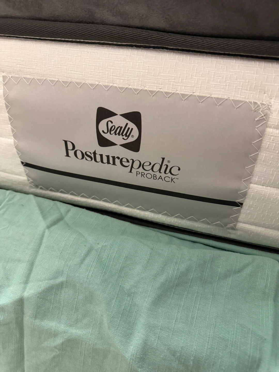 King Mattress and wooden bedframe and spring box - photo 4