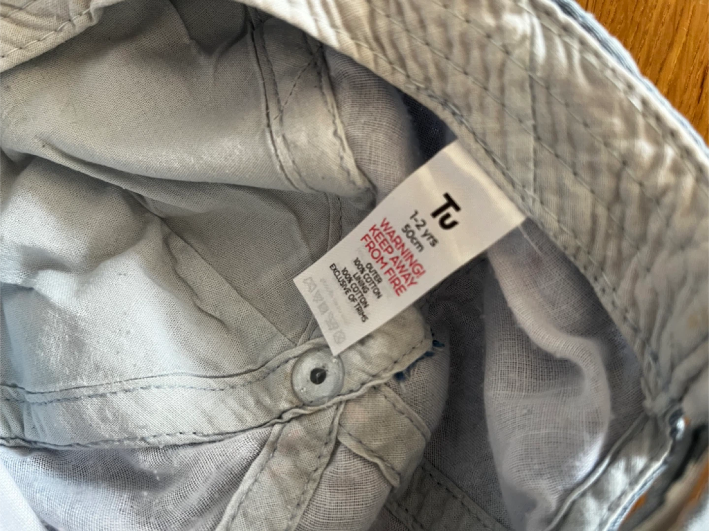 TU Kids denim stars Cap, 1-2 Years - photo 2