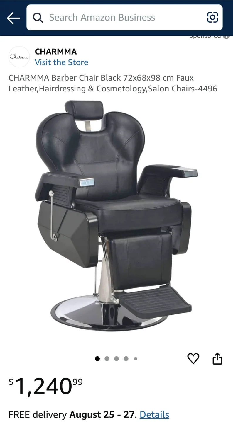 Barber Chair - Black image indicator(2)
