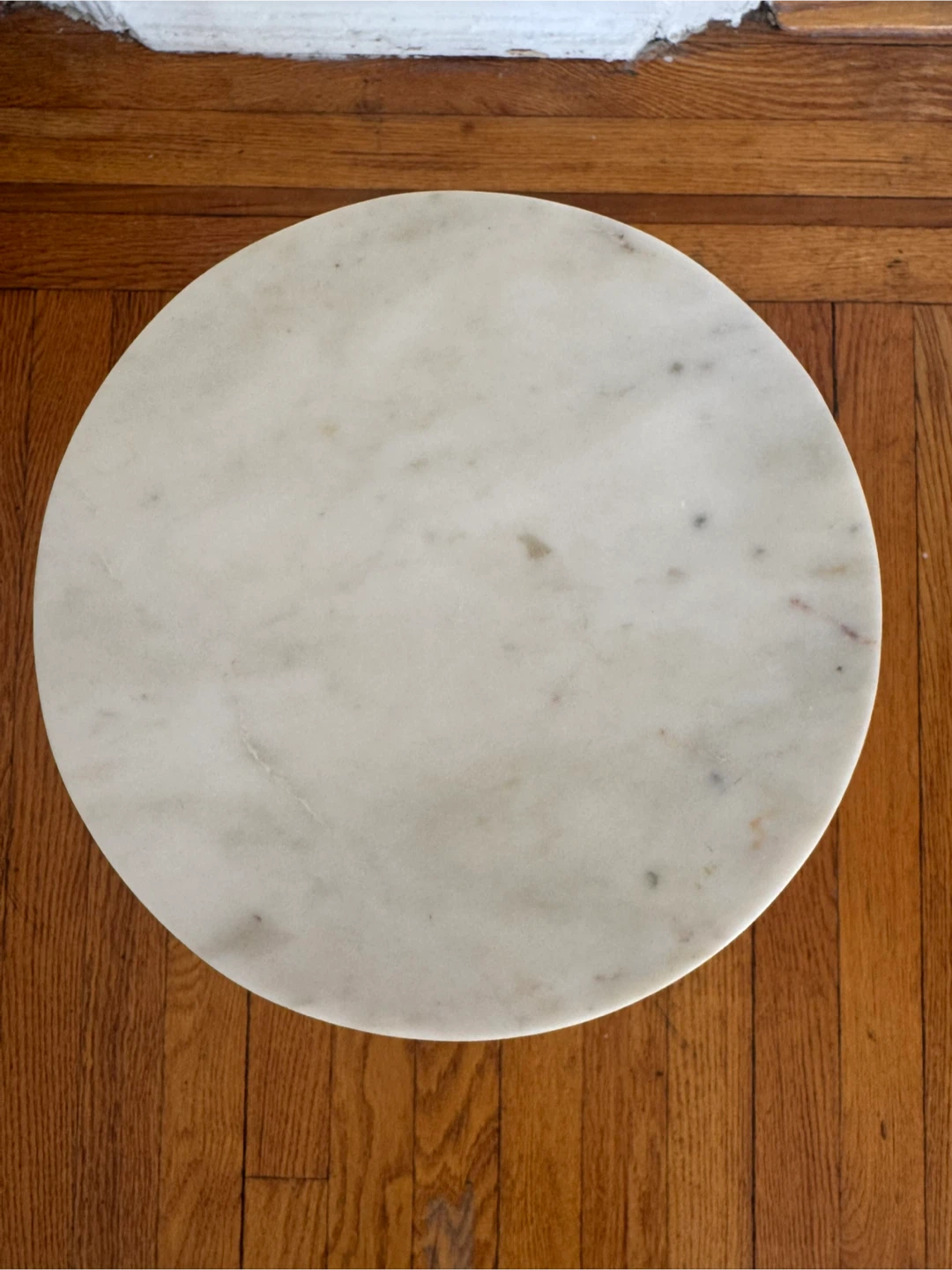 Marble Top Side Table with Gold Legs - photo 2