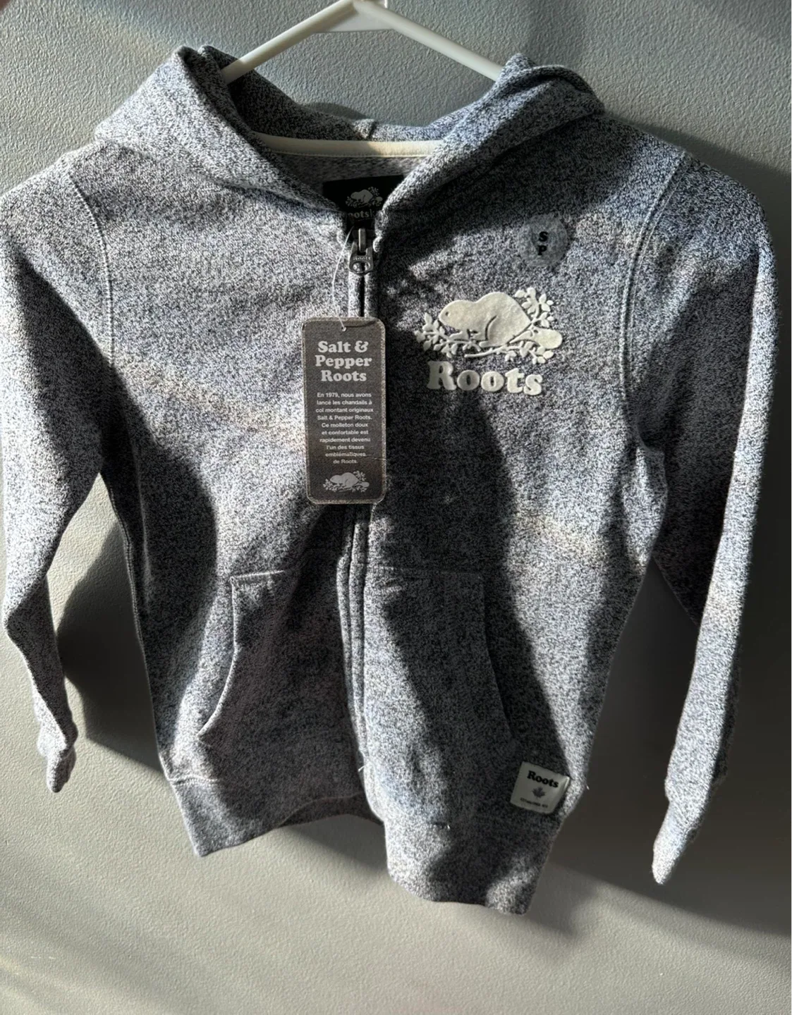 Roots Kids Salt & Pepper Zip Hoodie ❗️FINAL PRICE ❗️ image indicator(4)