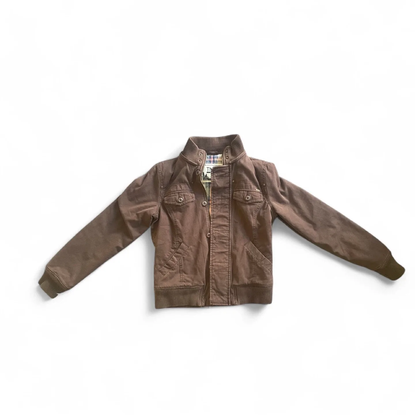 TNA Brown Hooded Bomber Jacket image indicator(2)