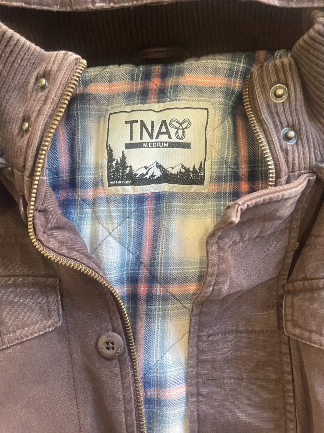 TNA Brown Hooded Bomber Jacket image indicator(8)
