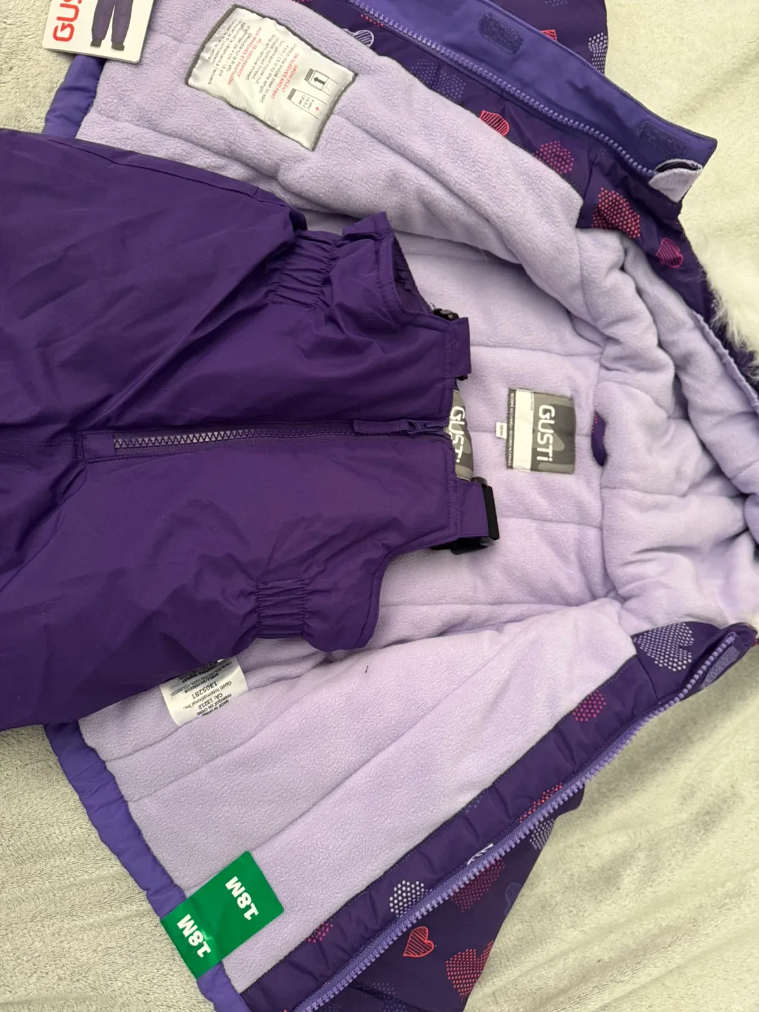 Gusti 18M  winter snowsuit Brand new with tag, never worn. image indicator(3)