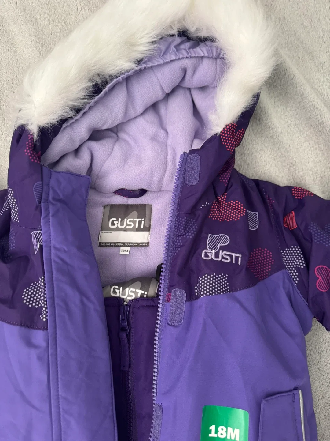 Gusti 18M  winter snowsuit Brand new with tag, never worn. image indicator(2)