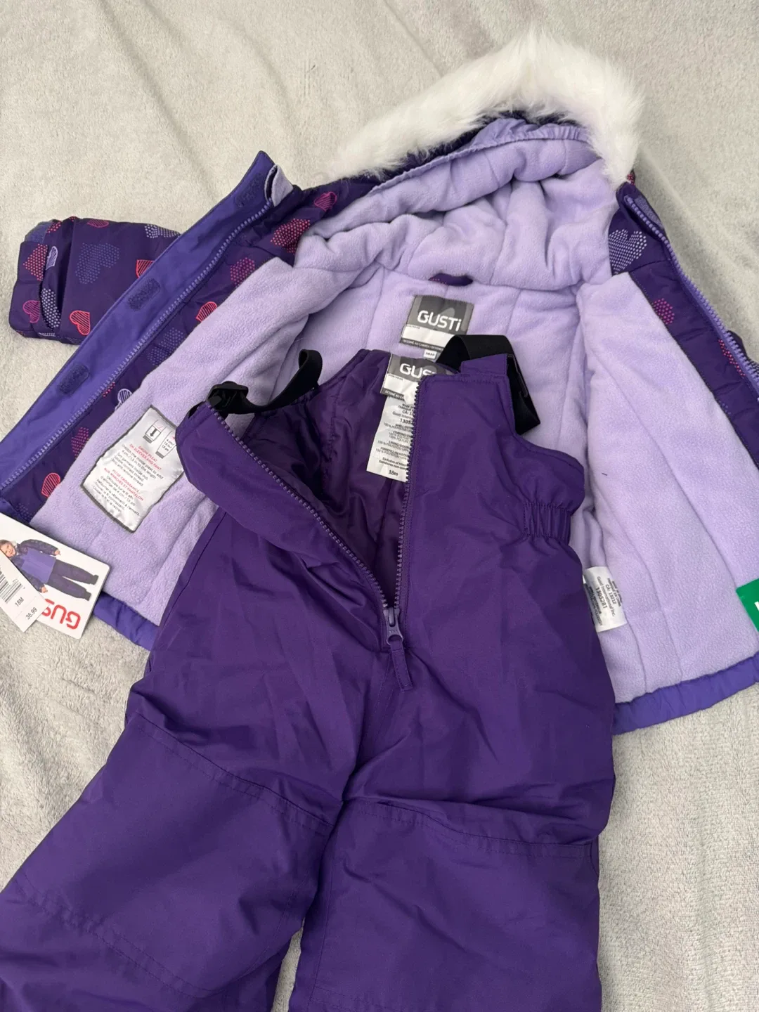 Gusti 18M  winter snowsuit Brand new with tag, never worn. image indicator(4)
