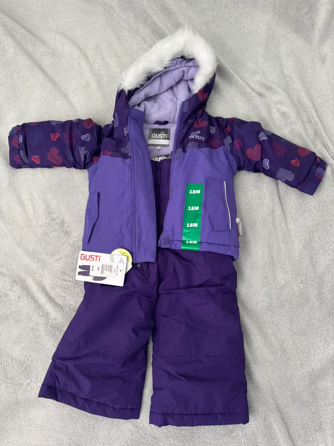 Gusti 18M  winter snowsuit Brand new with tag, never worn.