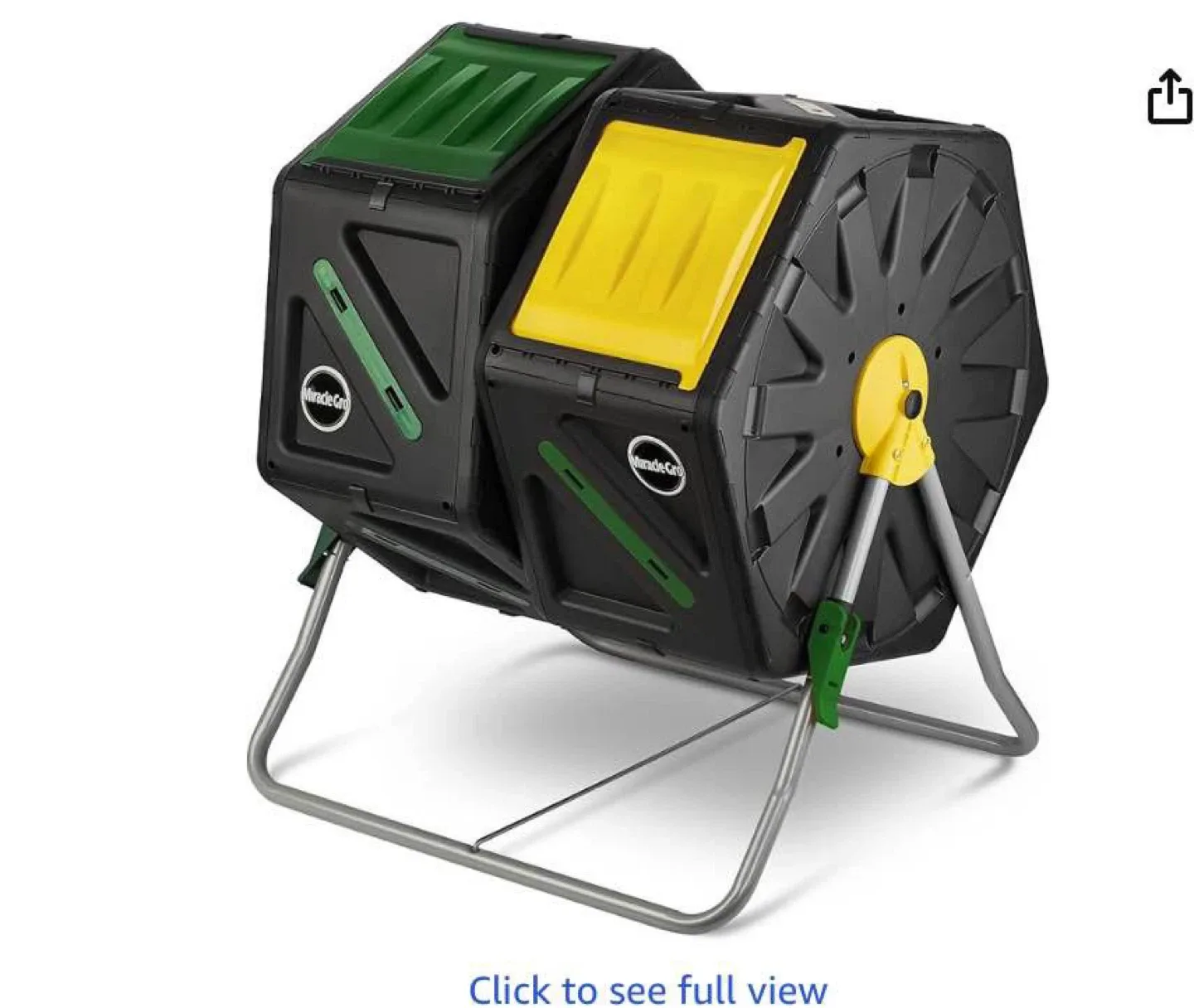 Miracle-Gro Dual Chamber Compost Tumbler