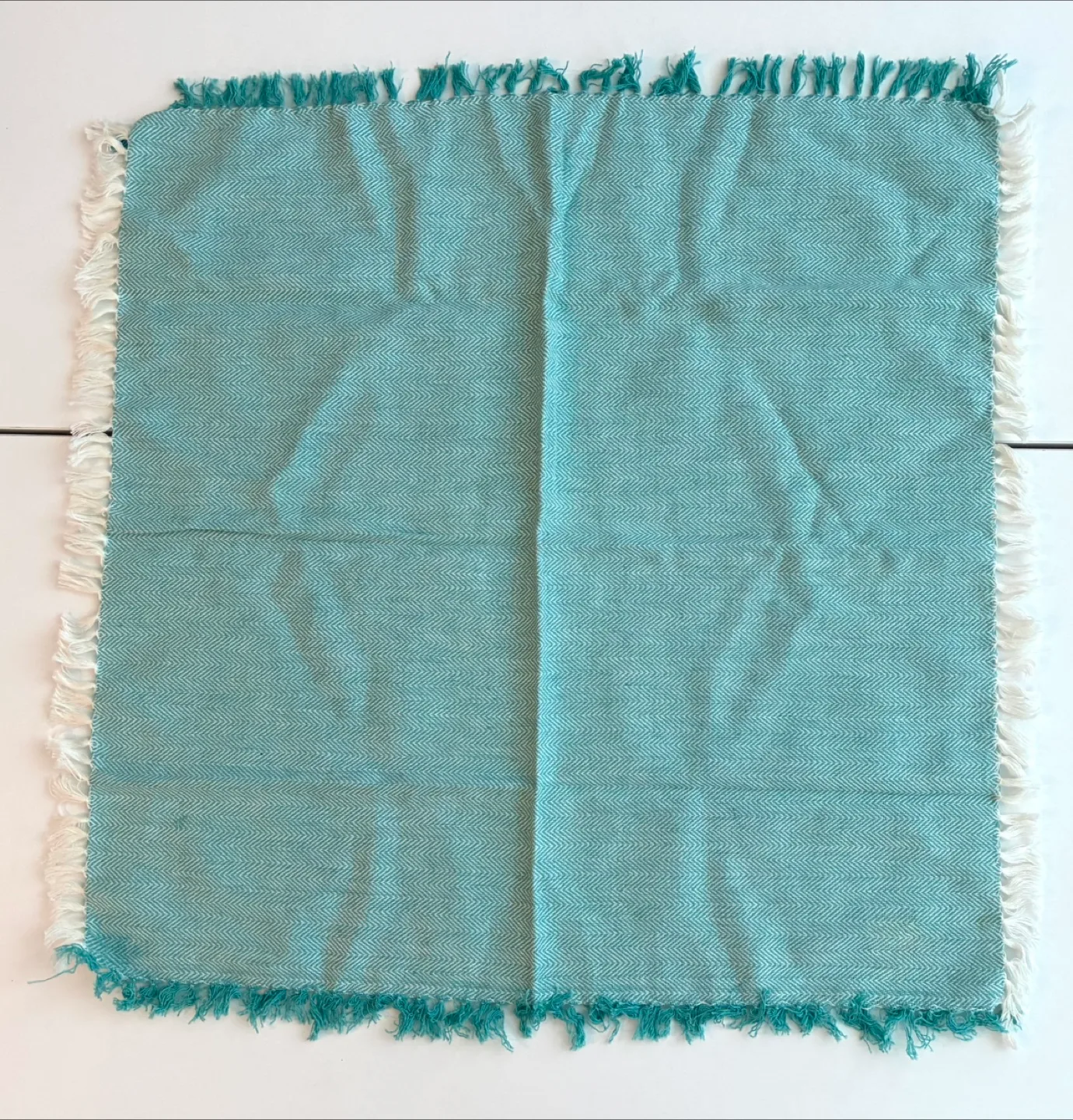NEW set of 4 blue cloth napkins image indicator(4)