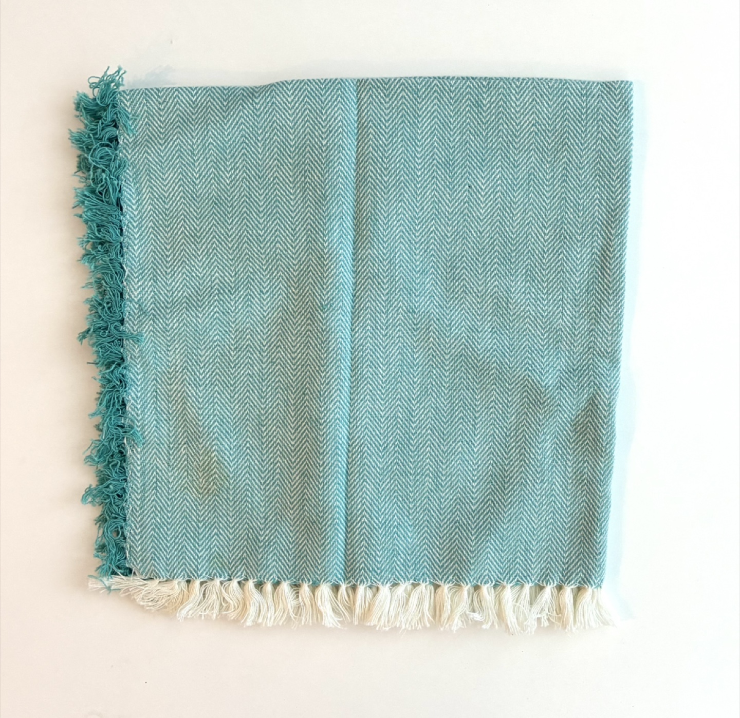 NEW set of 4 blue cloth napkins - photo 3