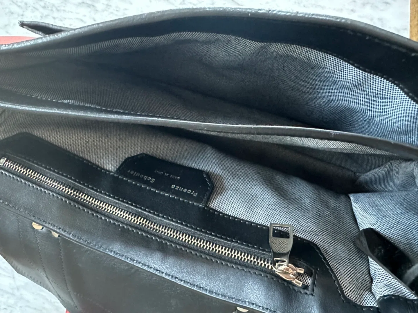 Proenza Schouler PS1 Medium Red Leather Satchel image indicator(4)