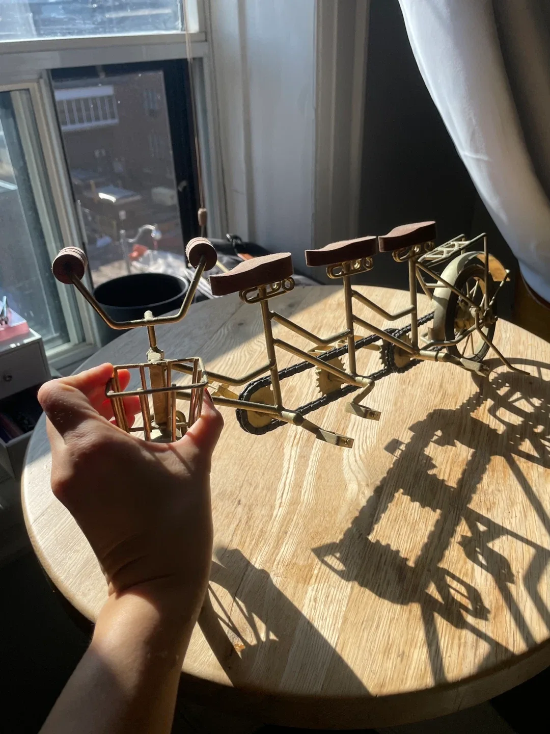 Decorative Metal Tandem Bicycle image indicator(3)