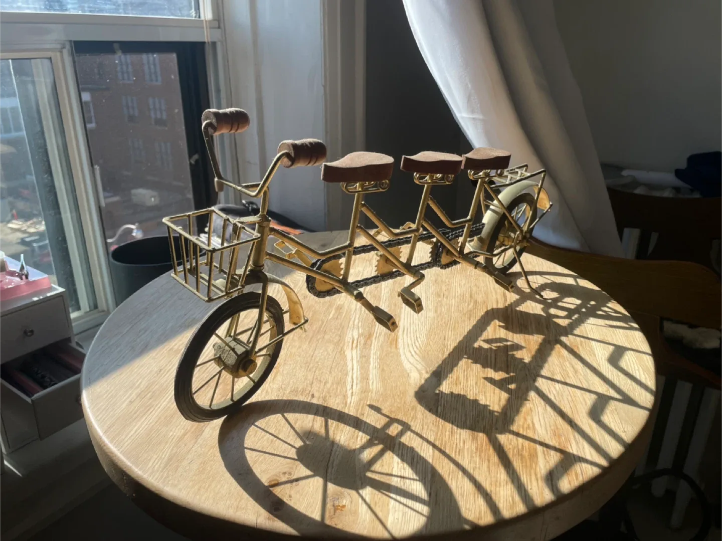 Decorative Metal Tandem Bicycle image indicator(2)