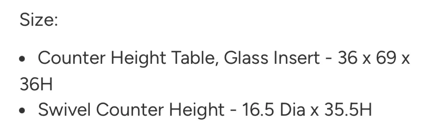 Dining Table with 6 Bar Stools image indicator(7)