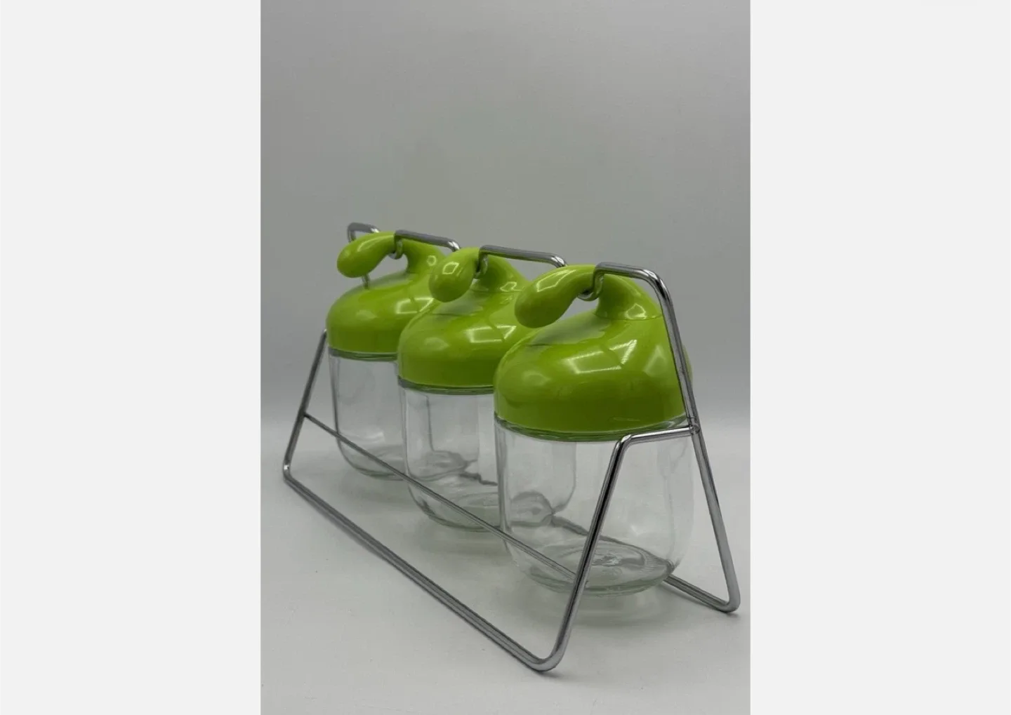 Green Lidded Spice Jar Set image indicator(5)