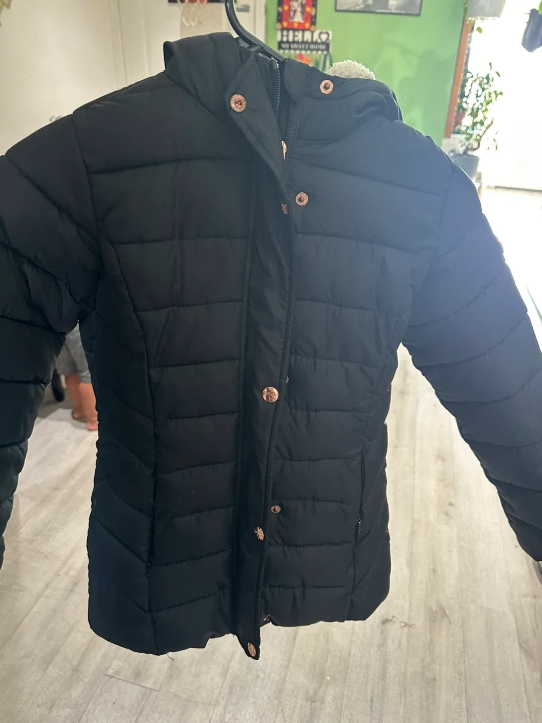 Kids' Puffer Jacket - Black image indicator(3)