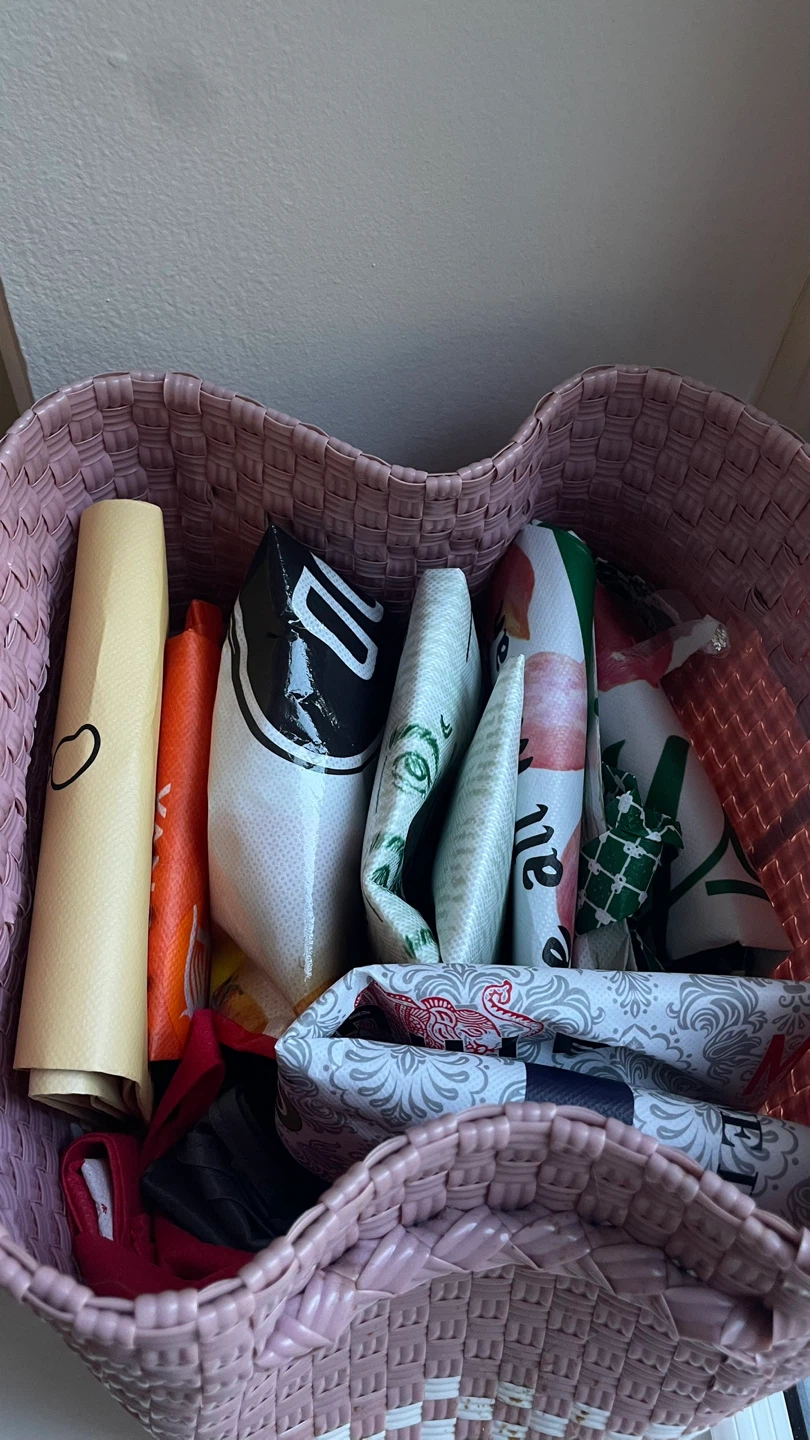 Assortment of Reusable Bags & Plastic Utensils - photo 2