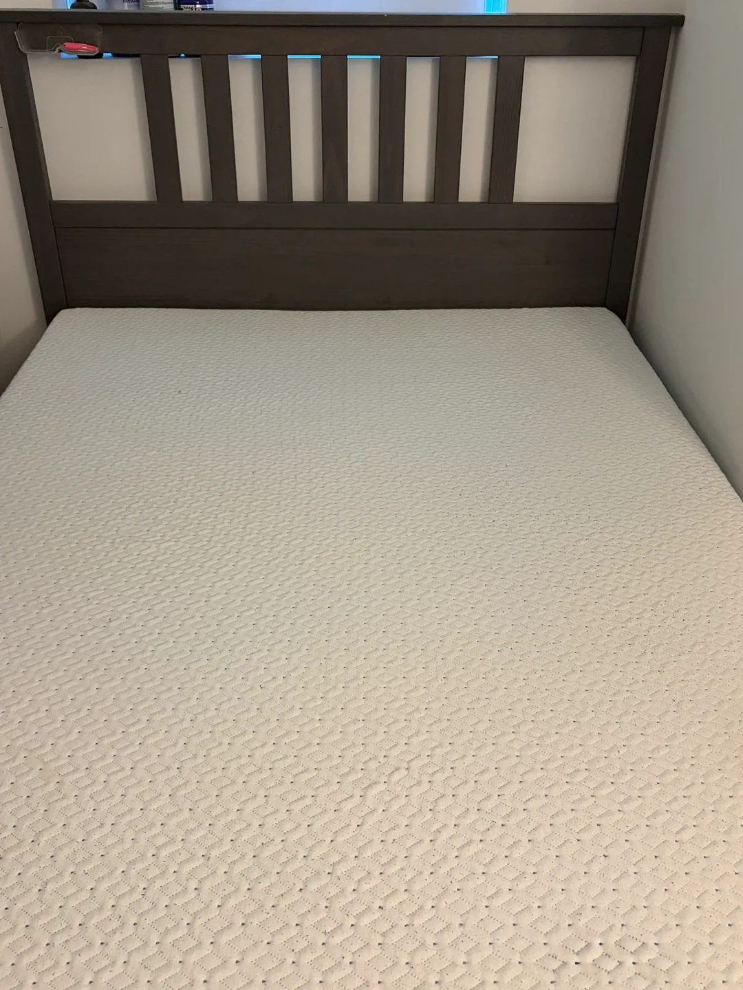 SALE!!!ENDY FULL SIZE MATTRESS ( RUSH) + IKEA HEMNES BED image indicator(3)
