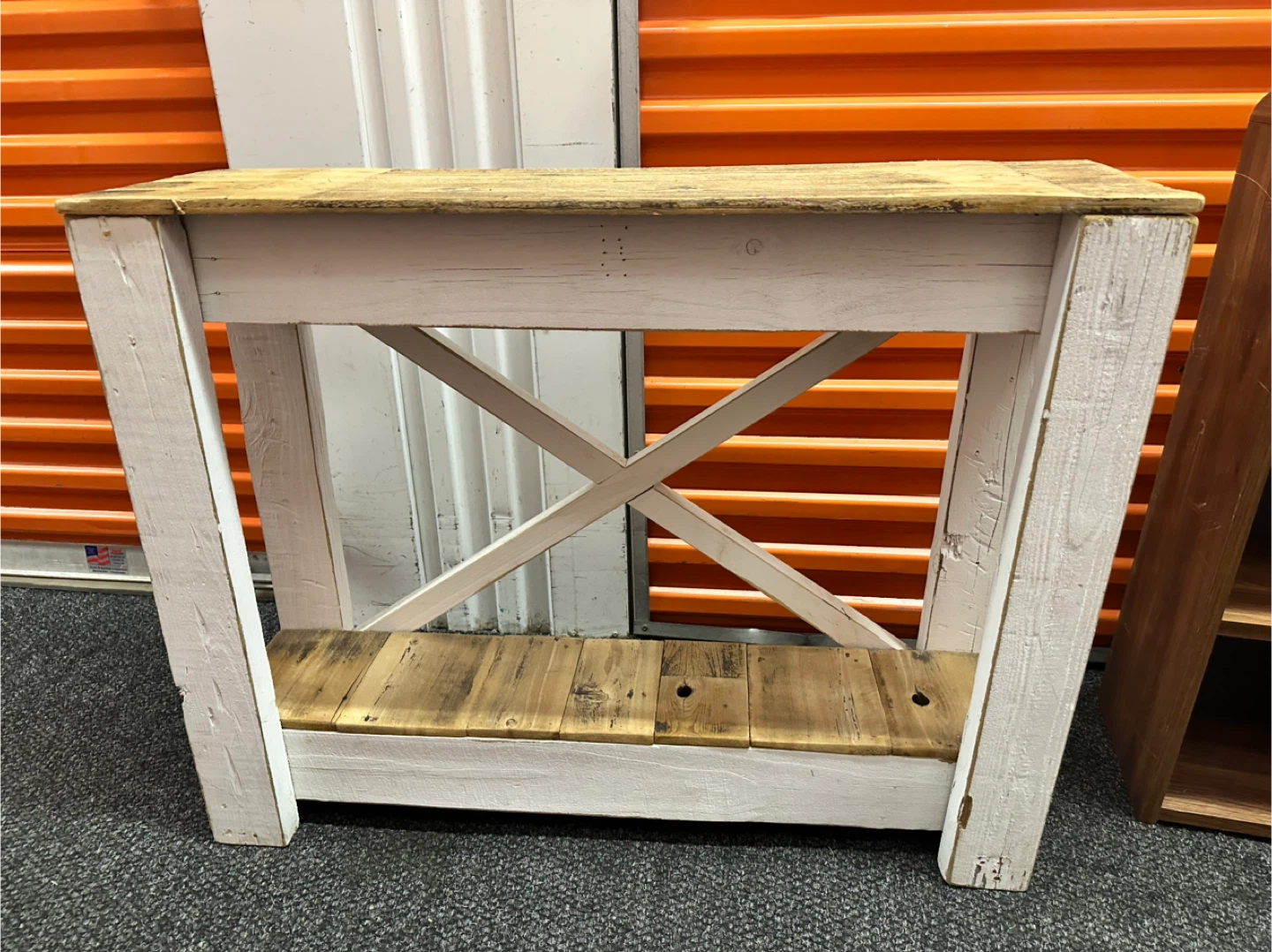 Rustic Wooden Console Table