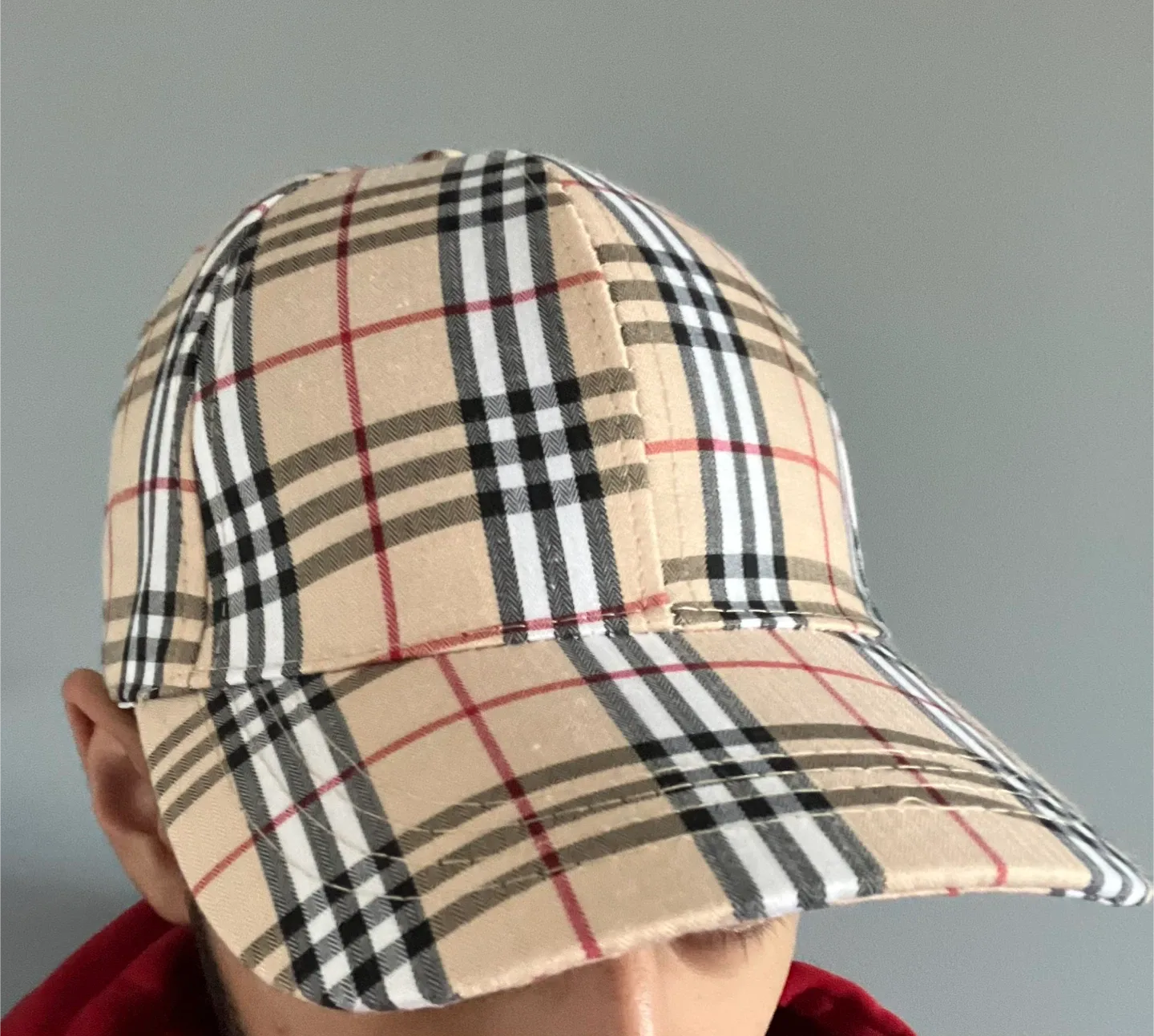 Burberry Plaid Baseball Cap image indicator(5)