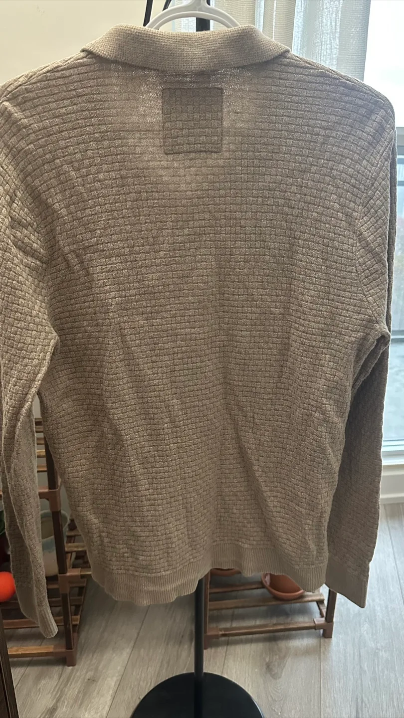 Hollister Men’s Knit Polo Sweater - Size Small image indicator(5)