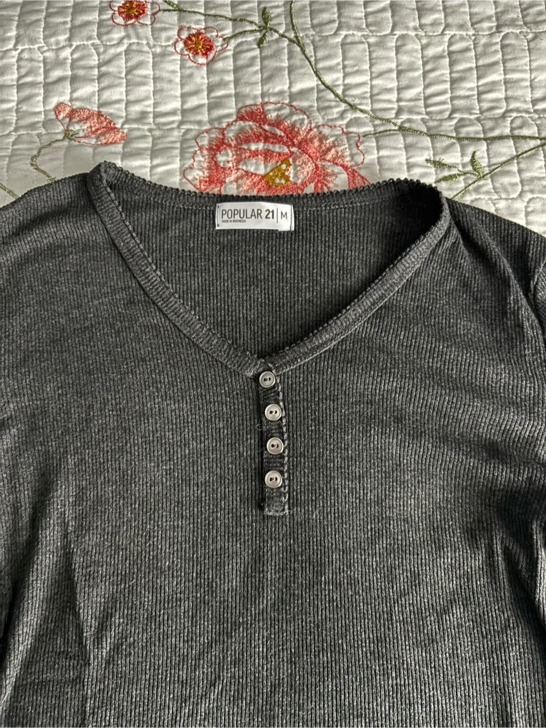 Popular 21 Charcoal Gray Long Sleeve image indicator(2)