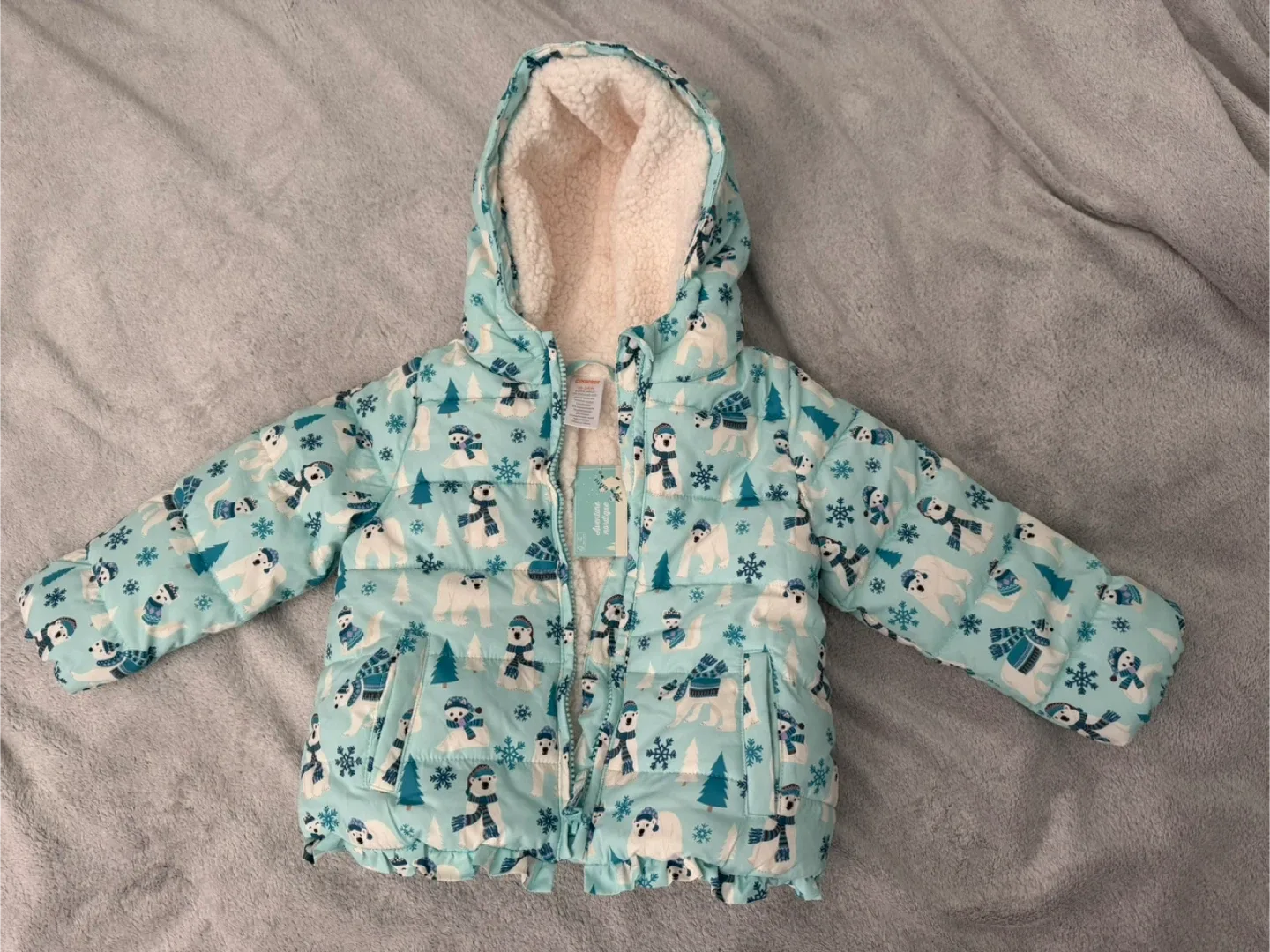 New Gymboree Puffer Jacket 18-24m thumbnail