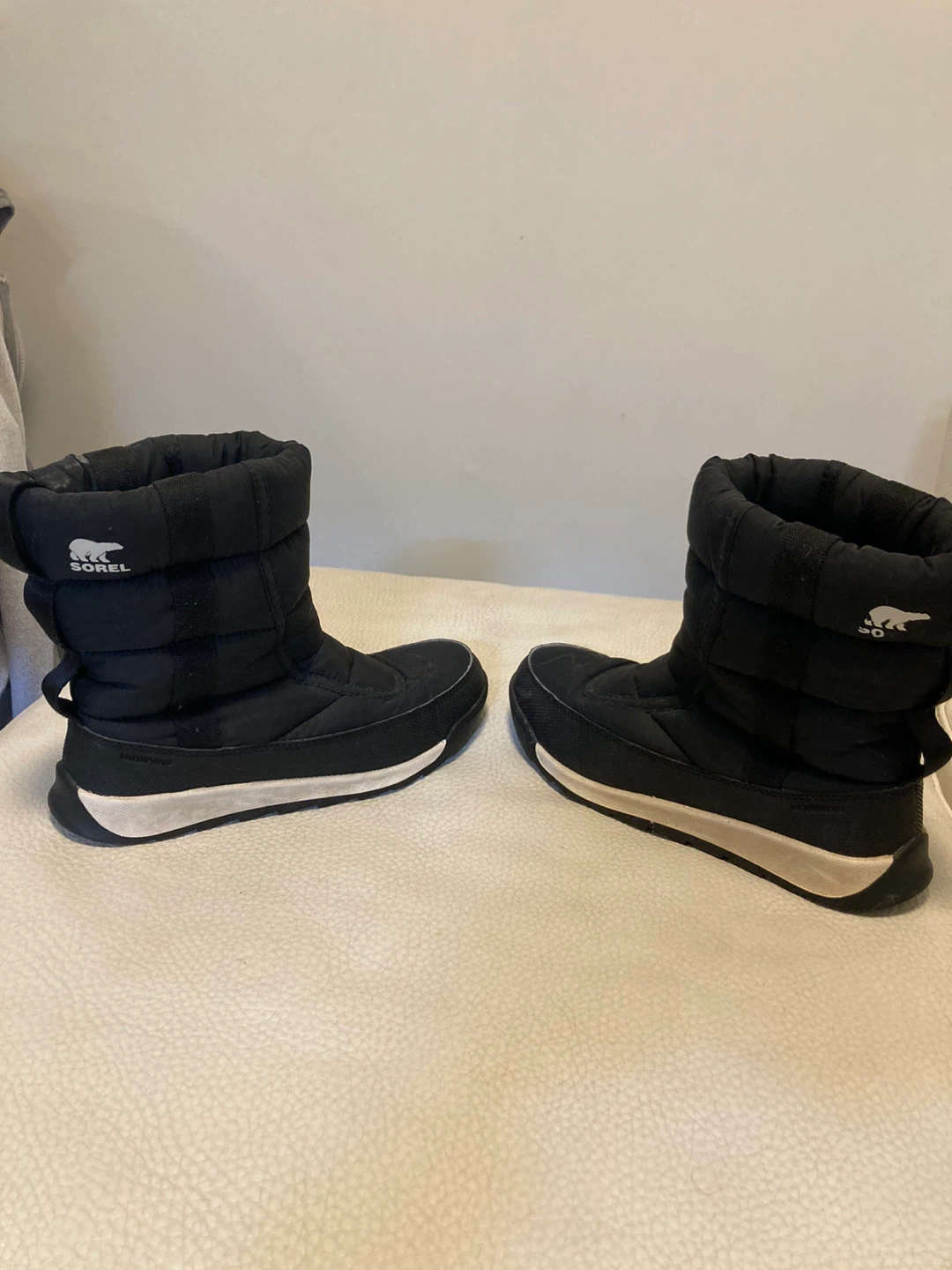 Sorel Youth Black Winter Boots Size 5 - photo 3