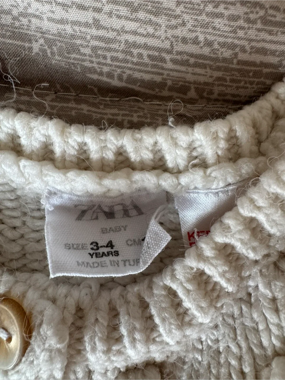 Zara Baby Cardigan - Size 3-4 Years image indicator(3)