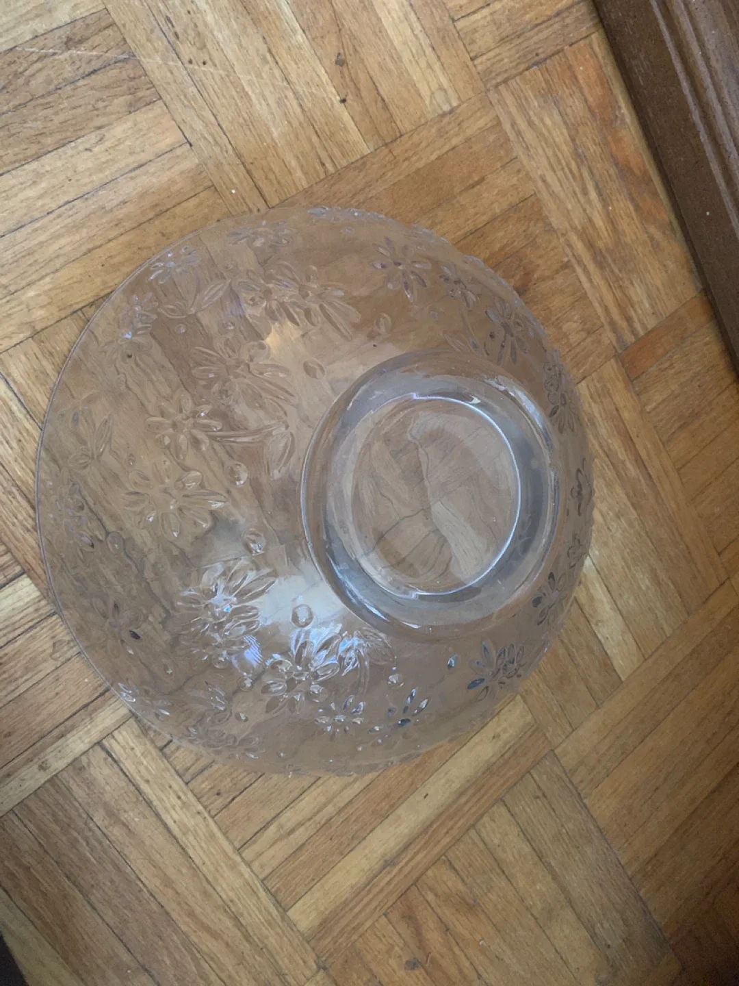 Floral Patterned Glass Bowl image indicator(2)