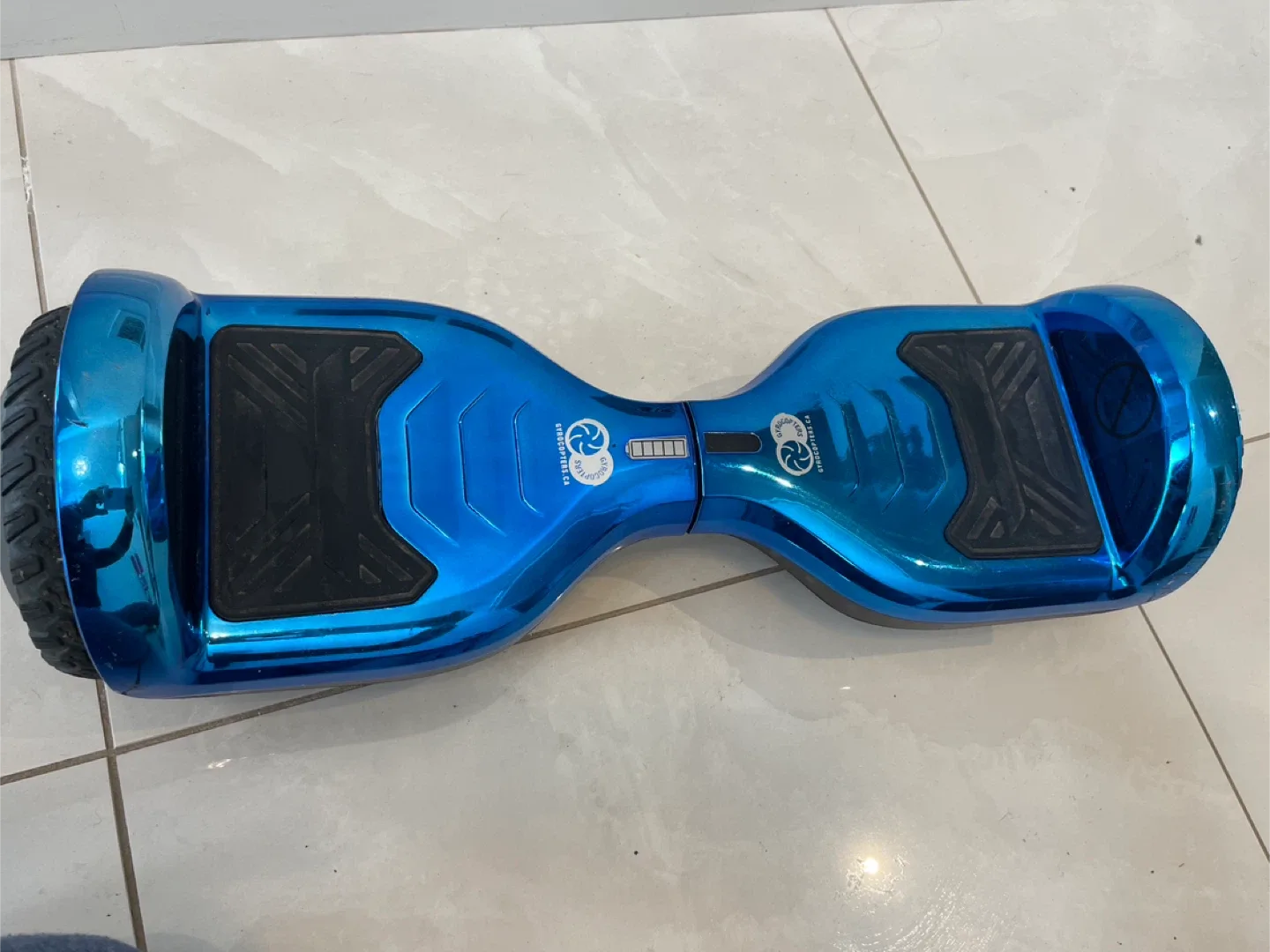 Blue Gyrocopters Hoverboard with Charger image indicator(4)