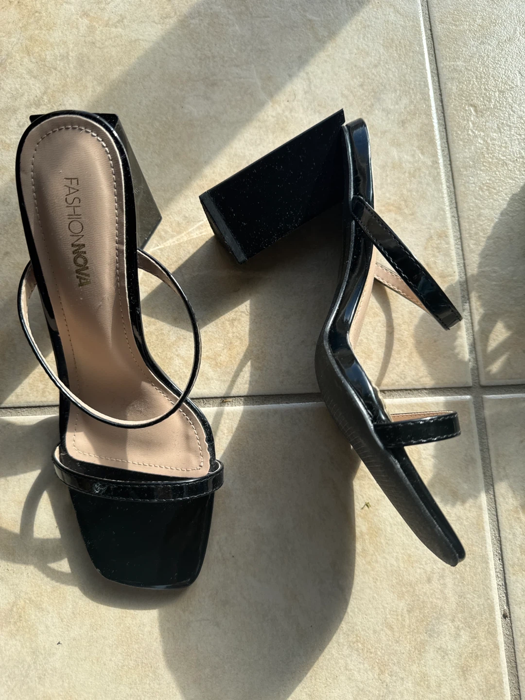 Fashion Nova Black Heels - Size 8 - photo 2