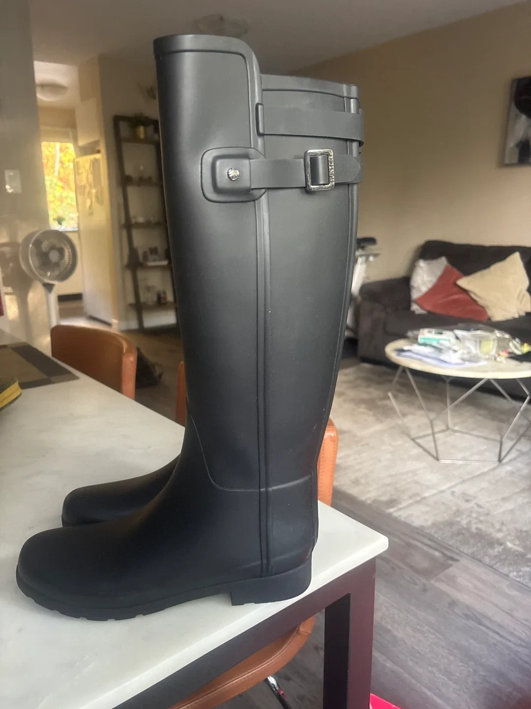Hunter Rain Boots - Black Size 8 image indicator(4)