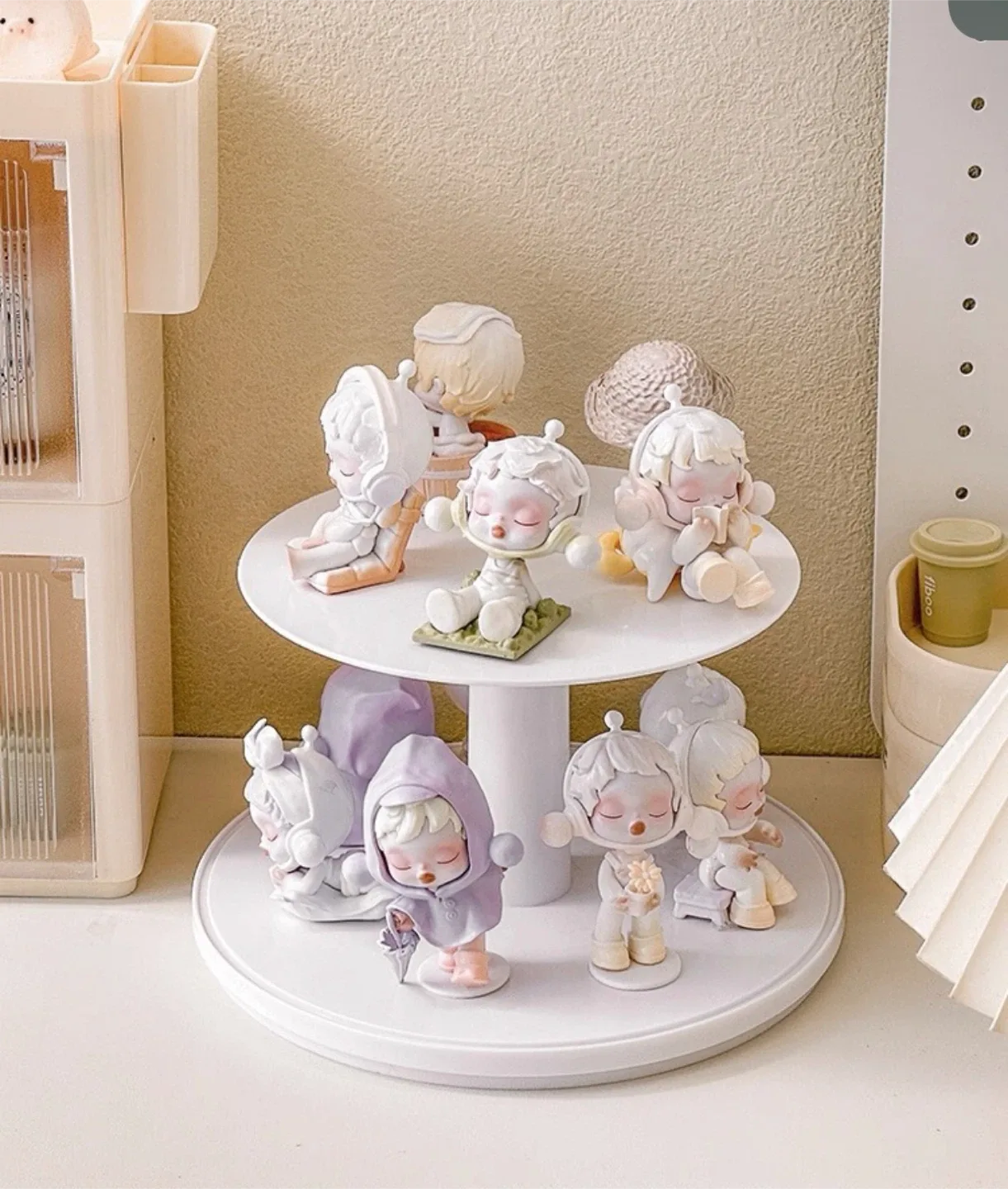 Acrylic Display Case with Two Tier Stand image indicator(4)