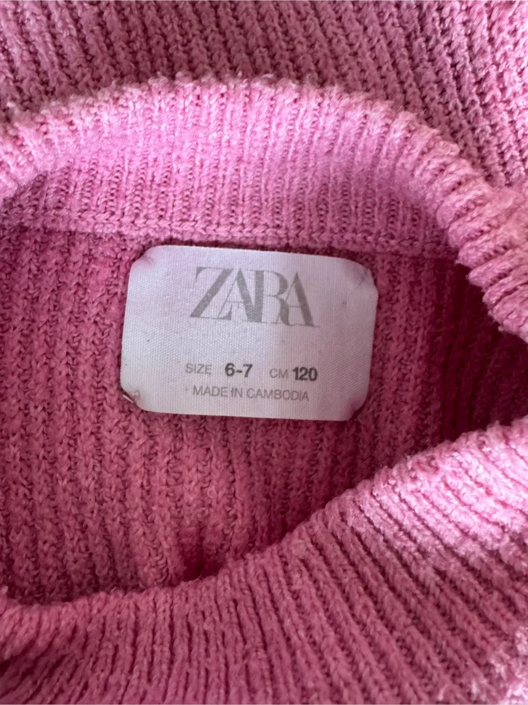 Zara Knit Sweater - Size 6-7 (120cm) image indicator(3)