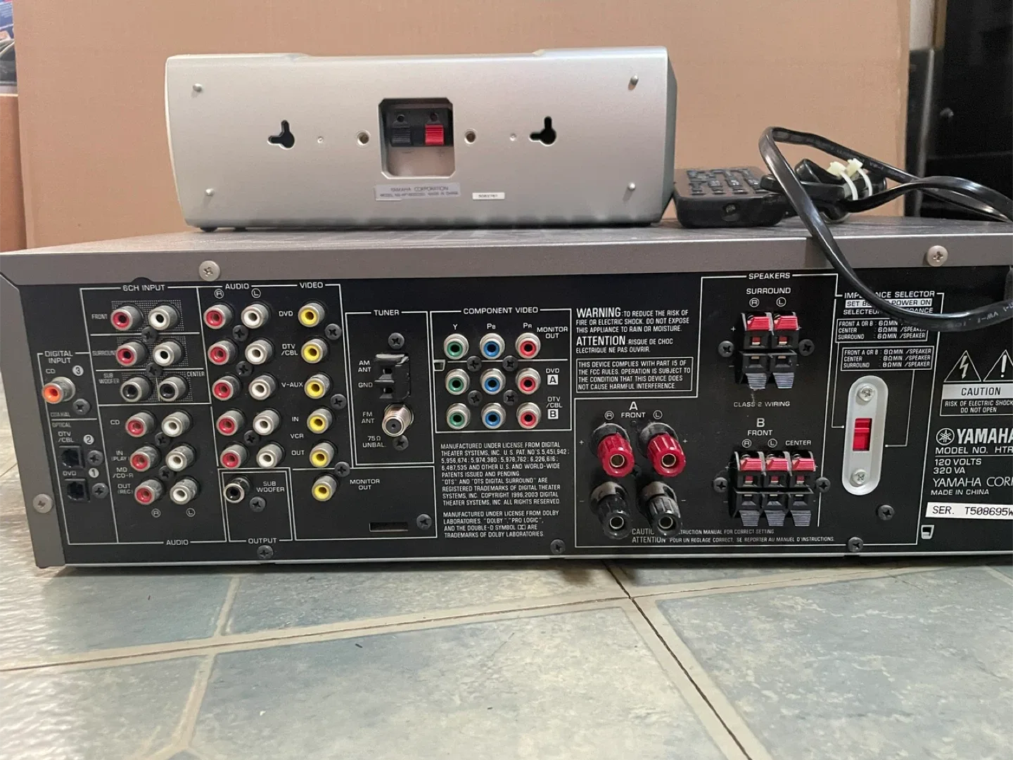 Yamaha HTR-5630 Natural Sound AV Receiver image indicator(3)