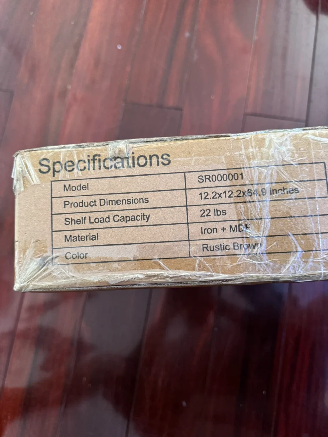 SUNMORY 5-Tier Rustic Brown Corner Shelf image indicator(3)