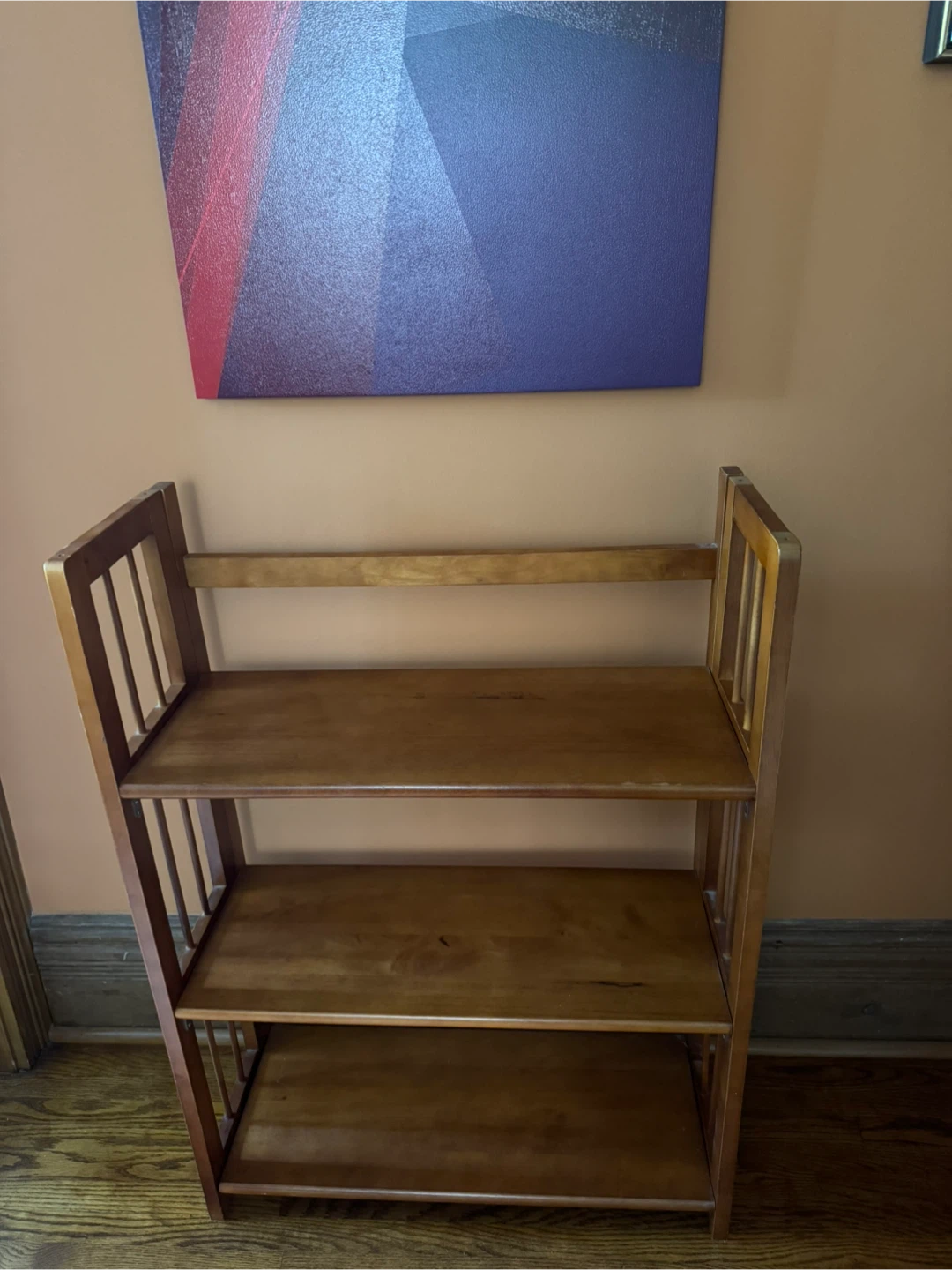 Wooden 3-Shelf Bookcase - photo 4