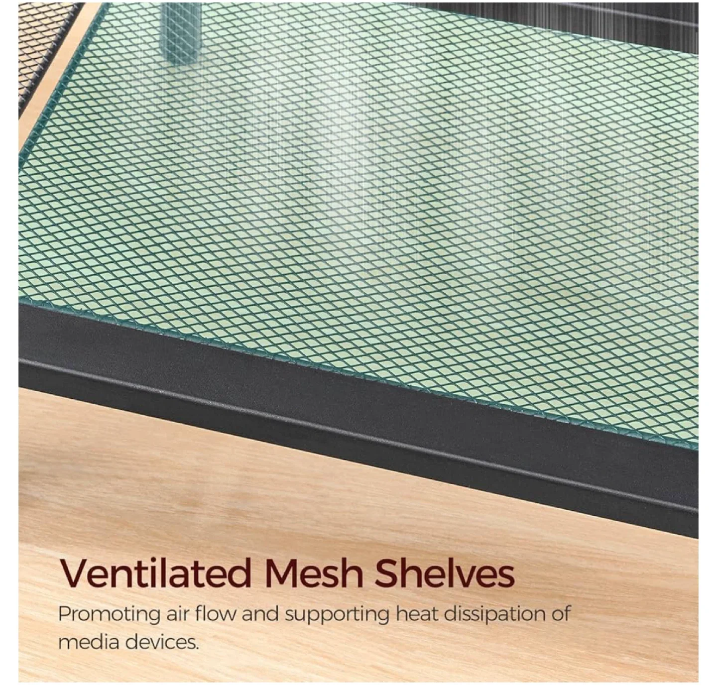 Rustic Brown & Black TV Stand image indicator(4)