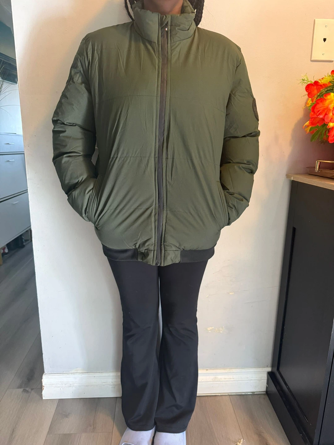 Puffer Jacket - Olive Green Both man & women - photo 3